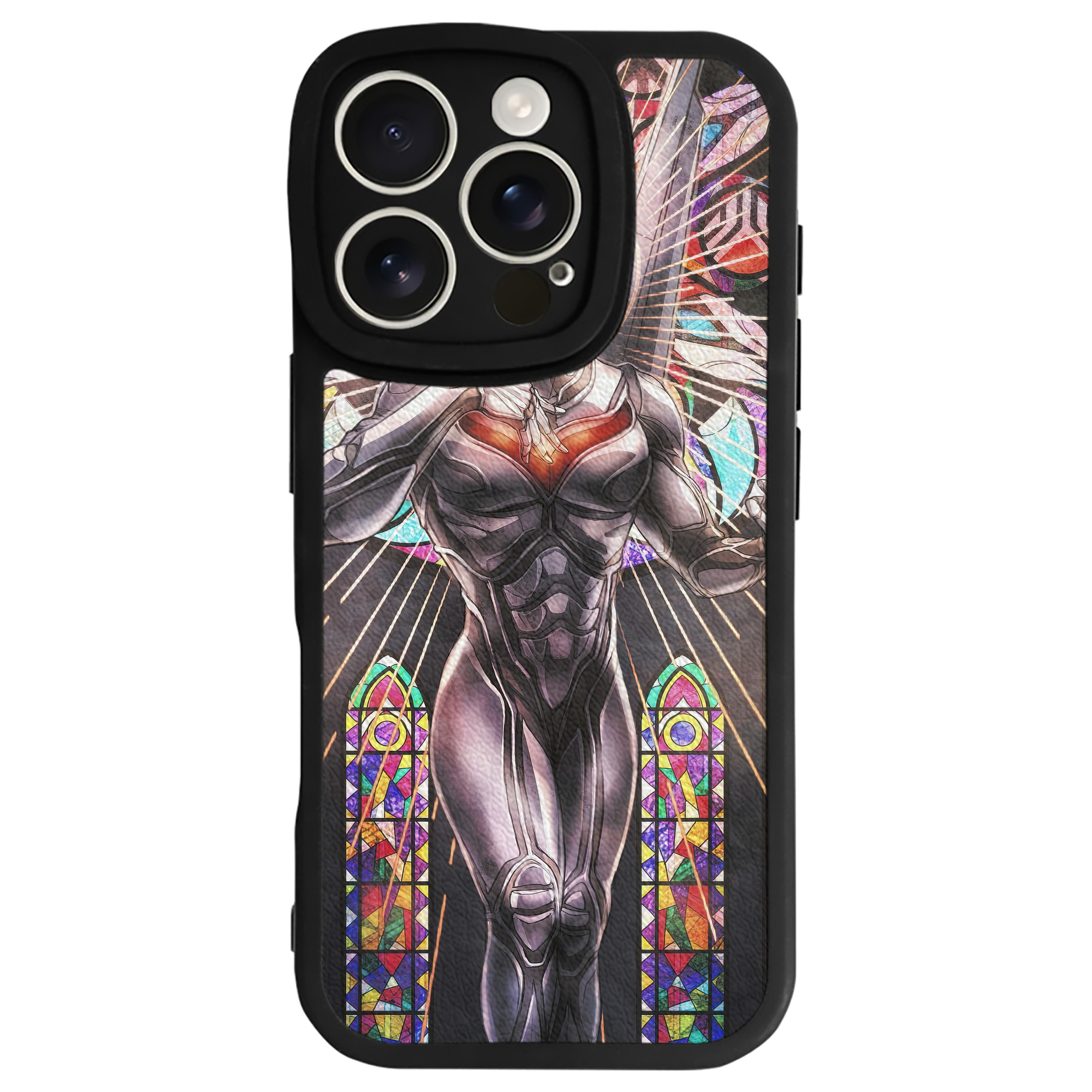 （画像用） ウルトラマン Ultraman 【iPhone 16シリーズ対応】シリコンスマホケース（レザー調） 材質：シリコン
